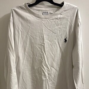 Polo by Ralph Lauren Boy’s White Long Sleeve Tee L 14-16